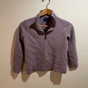Fairlane Purple Quarter-Zip Sweater